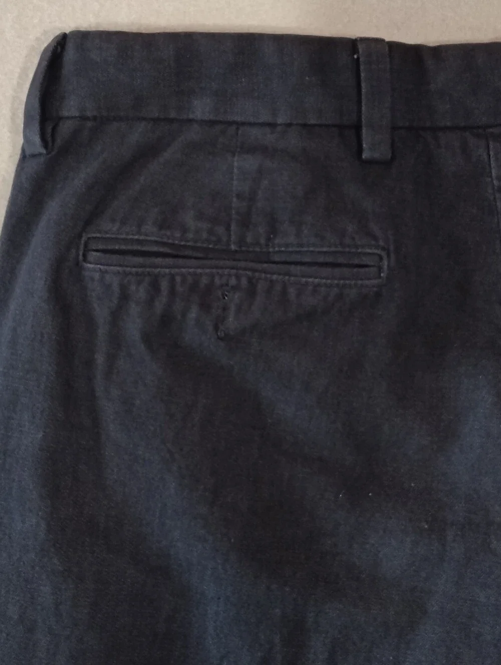 Tommy Hilfiger Slim Fit Chino Pants Mens 34X32 Navy Blue Cotton Mid Rise